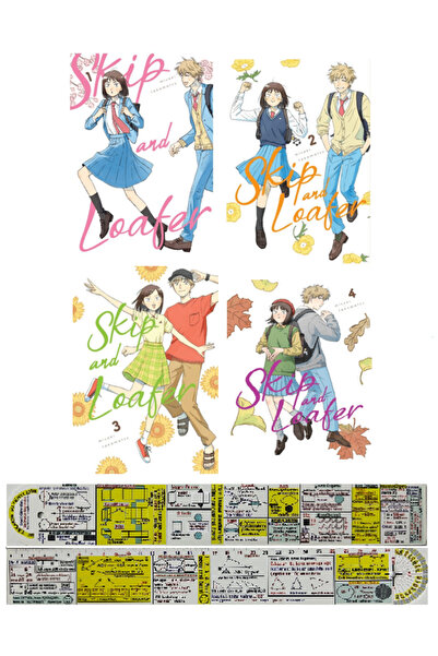 Kayıp Kıta Yayınları Skip and Loafer 1-2-3-4. Ciltler Manga Seti (Manga Ayrac...