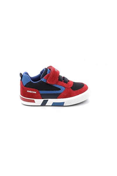 Geox Παιδικό Χαμηλό Casual για Αγόρι B Kilwi Ανατομικό Χρώματος Κόκκινο B35A7...