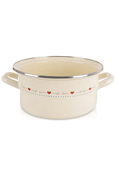 Orion Oală emailată crem TONCA 24 cm, 4 l