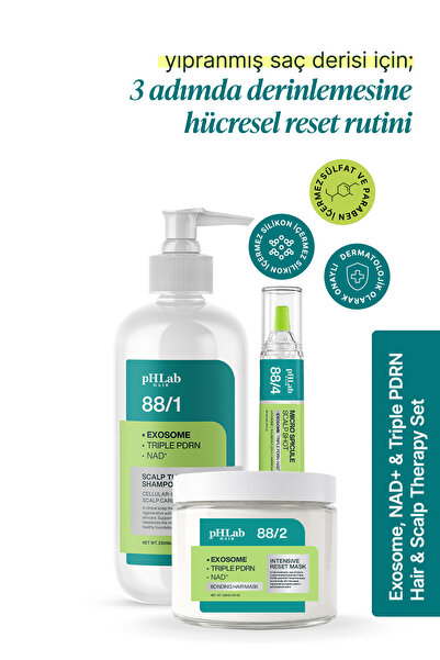 Ph Lab pHLab Hair Exosome , NAD+ & Triple PDRN Hair & Scalp Therapy Set