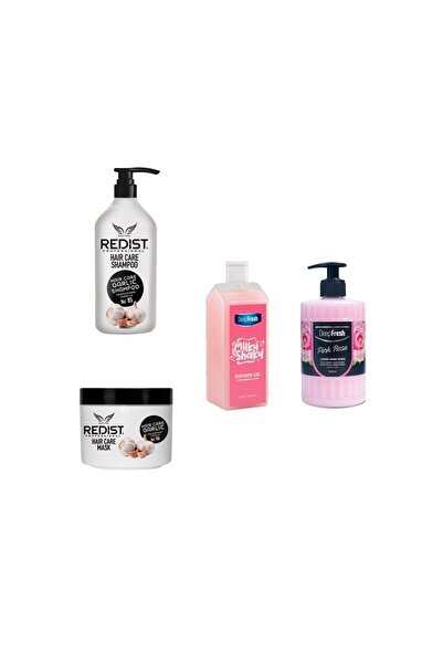 Redist Pachet crestere si regenerare Redist: Sampon cu usturoi 1L + Masca cu ...