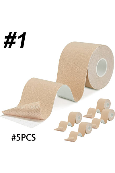 Choice1 1-5Rolls 5Rolls Kinesiology Tape - Kinetic Tape 16.4 ft Waterproof At...