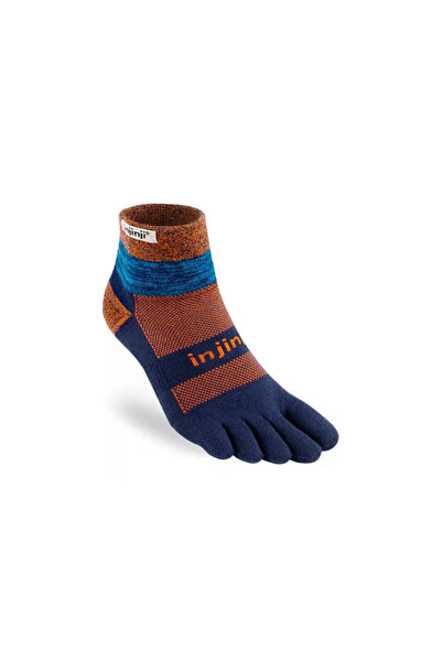 injinji TRAIL MIDWEIGHT MINI CREW COOLMAX - أزرق داكن - M