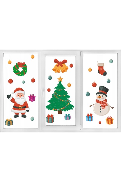 Naklejkomania Decoratiuni De Craciun Autocolante De Craciun Pentru Ferestre P...