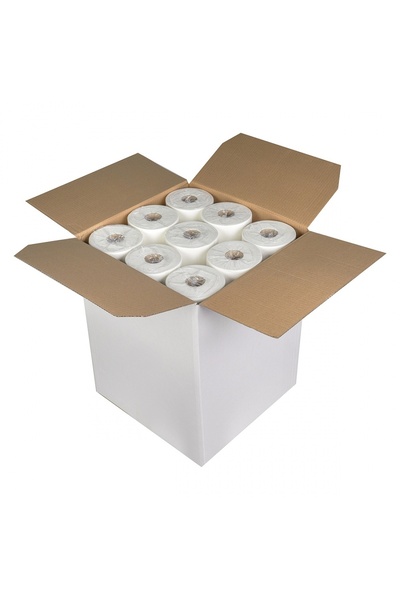 Sovio Pachet 9 Bucati Role cearsaf hartie alba, 2 straturi, 50cm x 50m