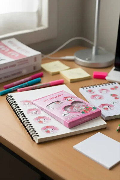 Miniso Sanrio Licensed Strawberry Collection Two Row Sticker