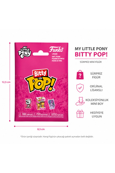 Funko Pop funko Bitty Pop My Little Pony Mini Figür Tekli Sürpriz Paket