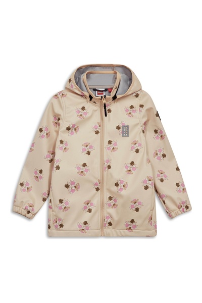 Lego Wear Софтшел яке за момичета LEGOWEAR LWJUA 200 Бял