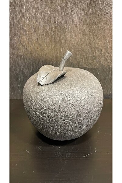 Çiçek Desenli Silver Elma