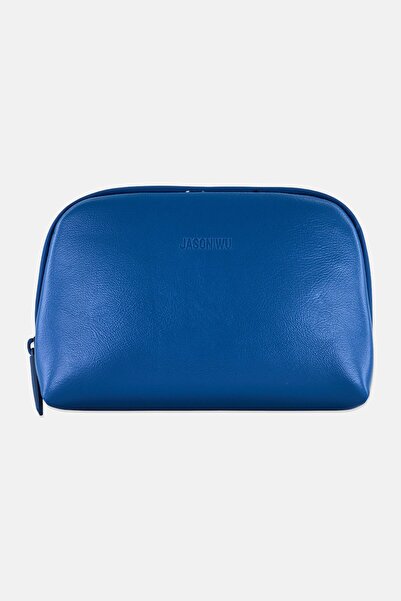JASON WU Women Brand Logo Make Up Pouch, Blue