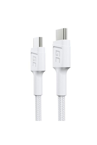 Greencell Cablu de date Green Cell PowerStream USB-C la USB-C, 30cm, PD 60W, ...