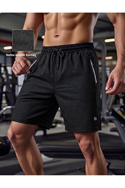 Demente Hızlı Kuruma Micropoly Gym, Fitness, deniz, antrenman Outdoor Şort