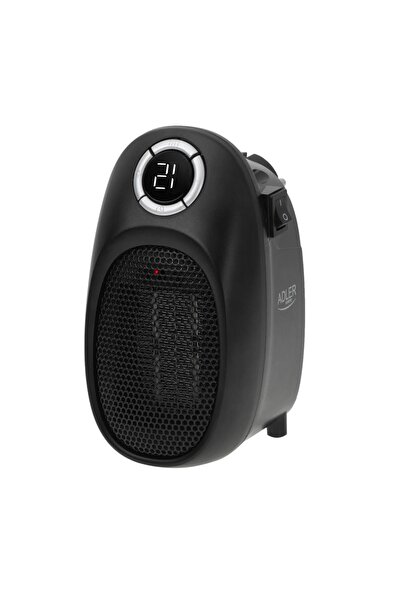 adler AD7726 Portable Ceramic Fan Heater, 2 Heat Settings, Adjustable Thermos...