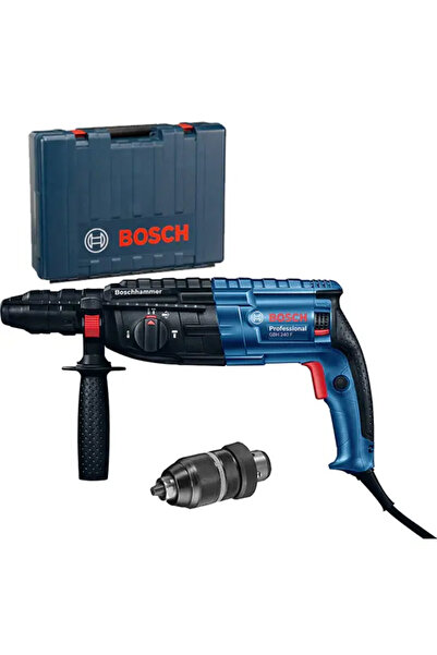 Bosch Ciocan rotopercutor profesional GBH 240 F SDS Plus, 790 W, 2.7 J, Geant...