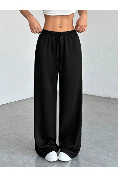ZAVIXO Kadın Wide Leg Pantolon Rahat Günlük Şık Stil