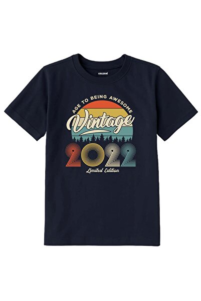 Colermi Vintage Kids' T-Shirt – 2022 Birth Year Design