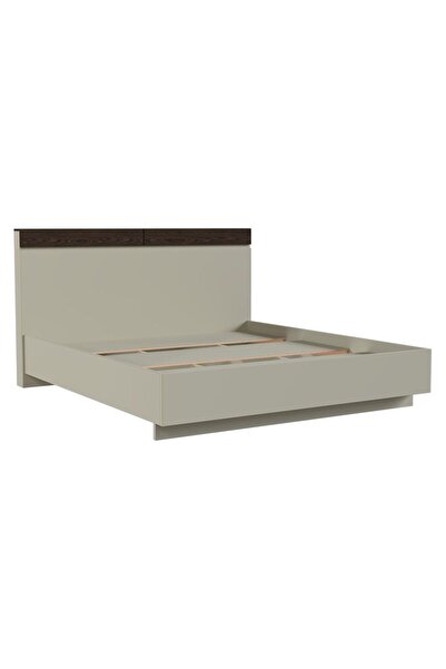 Danube Home سرير بيلانو مقاس 180×200 مع لوح رأس للتخزين |   خشب مقاس 217.2×19...
