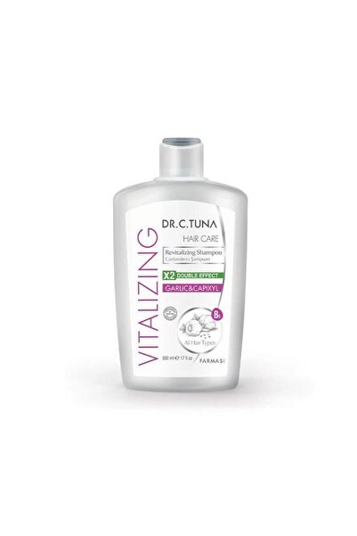 Farmasi Dr. C. Tuna Vitalizing Sarımsak & Capixyl Canlandırıcı Şampuan 500 ml 2’li Paket