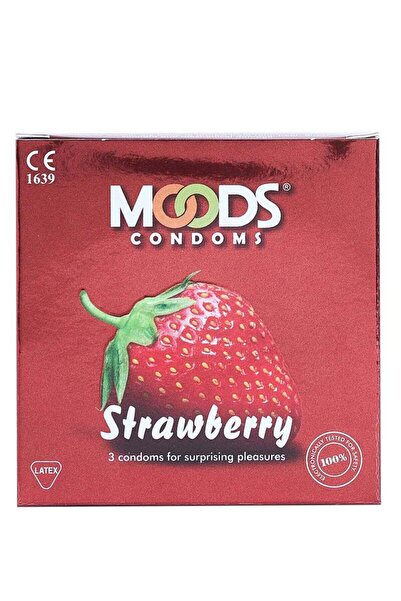 Moods واقيات ذكرية بنكهة الفراولة 3 قطع: 2617