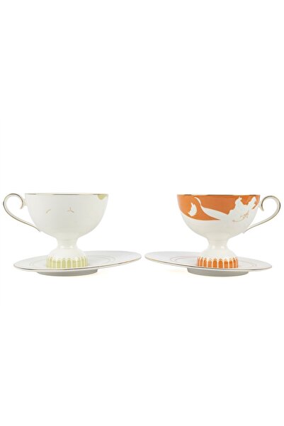 Mikasa Moor Lily Contrast 2li Çay Fincan Seti 200cc
