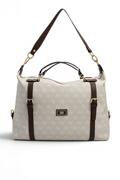 Silver Polo حقيبة سفر نسائية من Stone - Brown Monogram SP1064