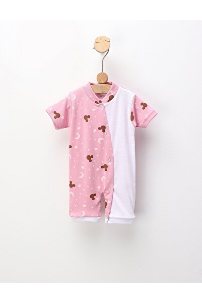 MiniKids Salopeta bebe, imprimata mickey roz