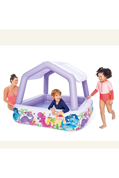 Intex Piscină gonflabilă tip acvariu cu acoperiș 157 x 157 x 122 cm 57470
