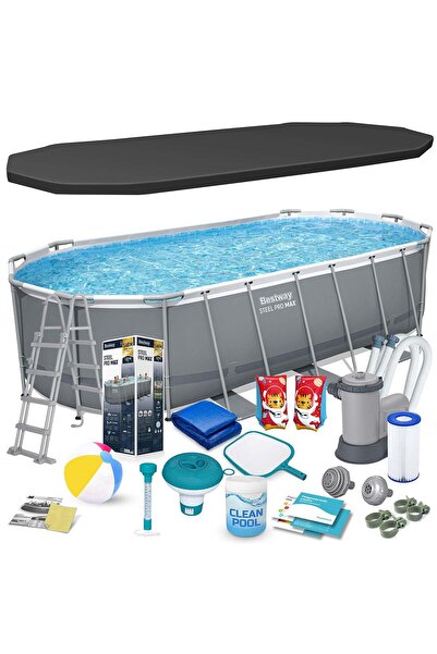 BESTWAY Piscină de grădină cu cadru 549 x 274 x 122 cm 17-în-1 56710