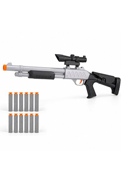 Avaleea Pusca Soft Gun pentru Copii cu Luneta si Proiectile din Burete, Arma ...