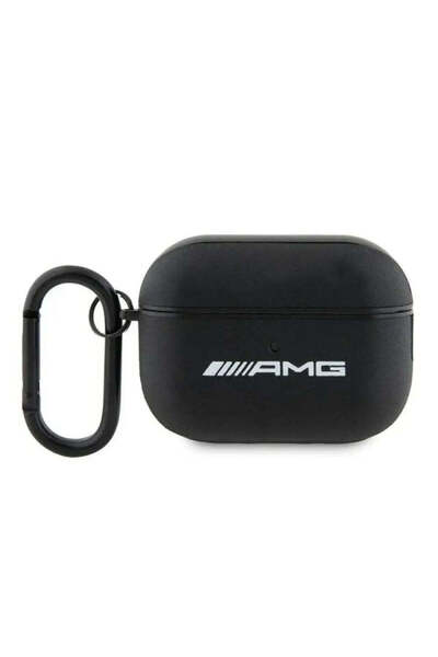 MERCEDES AMG AMAP2SLWK husă pentru AirPods Pro 2 (2022/2023) din piele neagră...