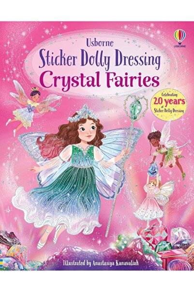 Usborne Publishing Sticker Dolly Dressing Crystal Fairies