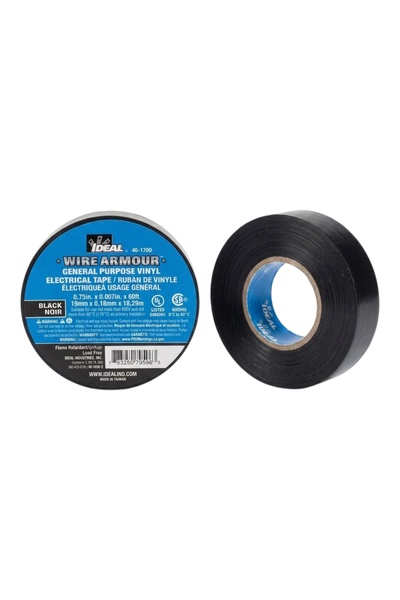 İdeal Wire Armour Vinyl Electrical Tape, 3-Pack, General Purpose Electrical T...
