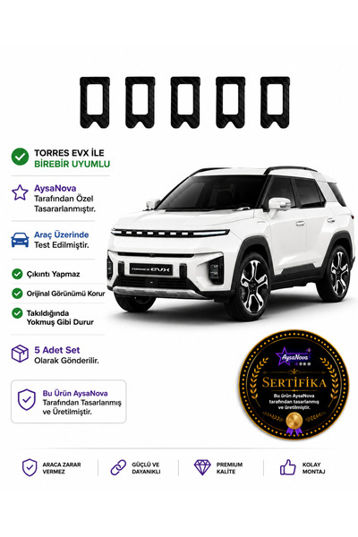 aysanova Kgm ssangyong torres evx araç ile uyumlu kemer aparatı