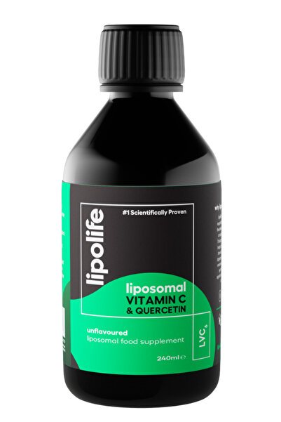 lipolife LVC6 - liposomal Vitamin C and Quercetin complex 240ml
