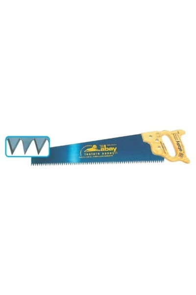 ARMÜZ Blue Steel Machete Saw 50 cm - Wooden Handle