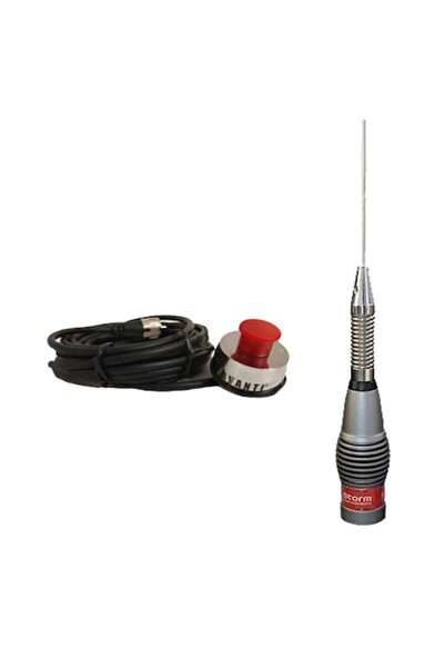 Storm Antenă radio CB Avanti Ml 145 Argintie 1.45m cu suport de portbagaj Ava...