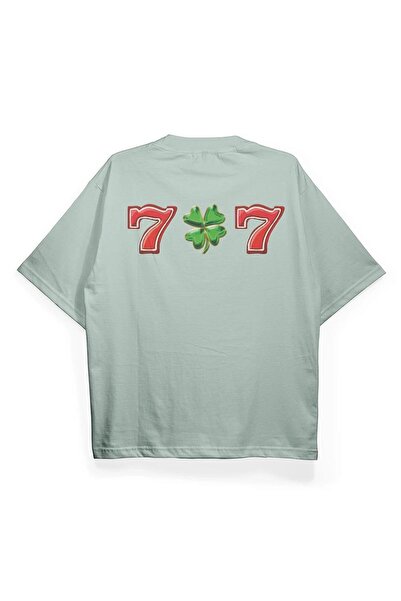 FO4RBS T2034 Μπλουζάκι Oversize με στάμπα τριφυλλιού