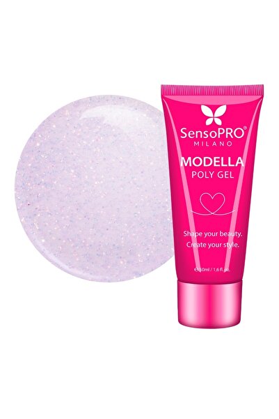 SensoPRO Milano Polygel MODELLA - Luciu Lila, 50ml