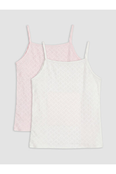 LC Waikiki I Kare Roba Collar Girls' Undershirt 2-Pack from Freezen Store