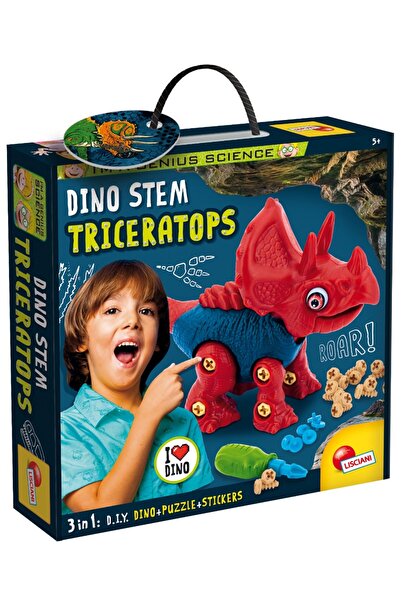Lisciani Set de stiinta Lisciani, Dino Tricertops