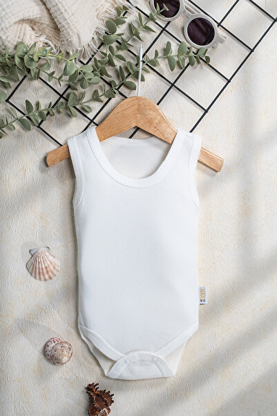 Rocha Baby Pamuklu Askılı Sıfır Kol Body Zıbın