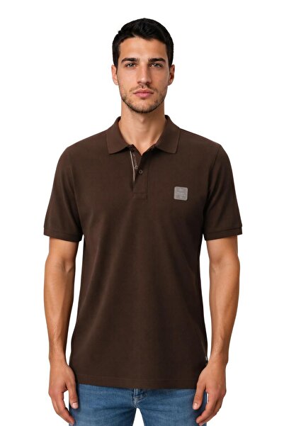 Arma Ar-Ma Men's Polo Collar T-Shirt Unprinted Basic Knitted Fabric Regular F...