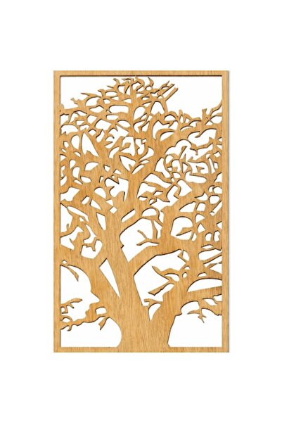 OEM Panou decorativ MDF, model arbore, lemn, 240x120cm, 18 mm
