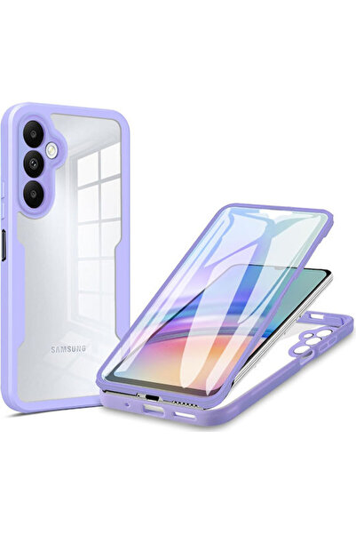 Techsuit ColorVerse 360 Πλήρης Κάλυψη Σιλικόνης Μωβ για Galaxy A05s