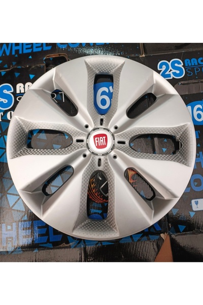 Universal 15 inç Fiat Egea / Linea / Doblo / Punto / Fiorino Uyumlu Jant Kapa...