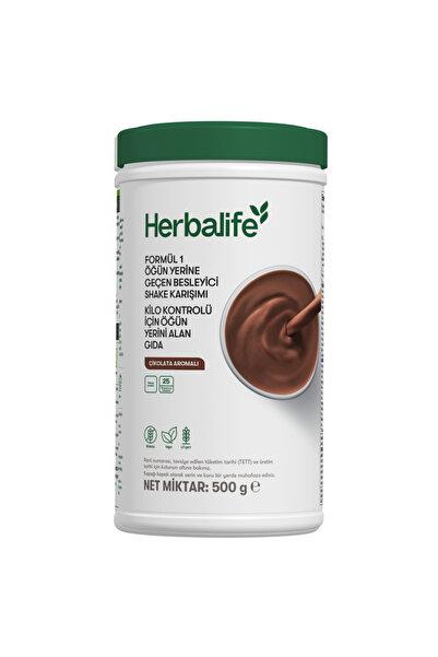 Herbalife Formül 1 Besleyici Shake Karışımı Çikolata Aromalı 500 G
