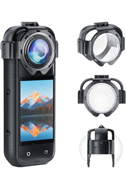 PULUZ Insta360 X5 Κουμπωτό Προστατευτικό Κάλυμμα Φακού από Οπτικό Σκληρυμένο ...
