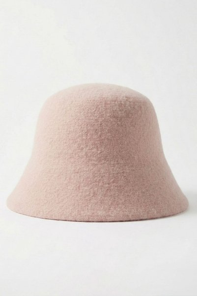 Adalua Women's Cashmere Bucket Hat – Soft Textured Minimal Bucket Hat |   Winter Stylish and Timeless Design