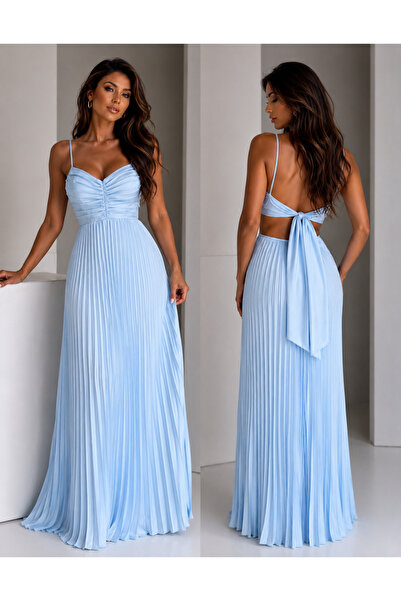 Pretty Rochie cu pliuri si cu spatele gol