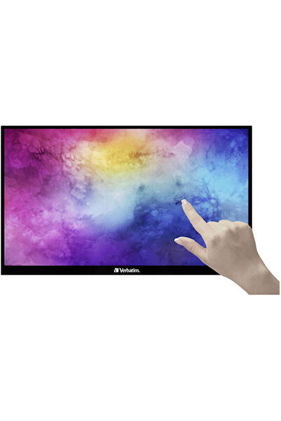 Verbatim PMT-15 IPS HDR Φορητή Οθόνη Αφής 15.6 " FHD 1920x1080 με Χρόνο Απόκρ...